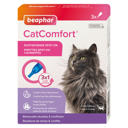 Beaphar - CatComfort Rustgevende Spot-On - 3 pipetten