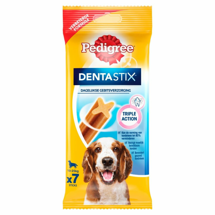 Pedigree - Dentastix Medium 10-25kg - Hondensnacks - 7 stuks