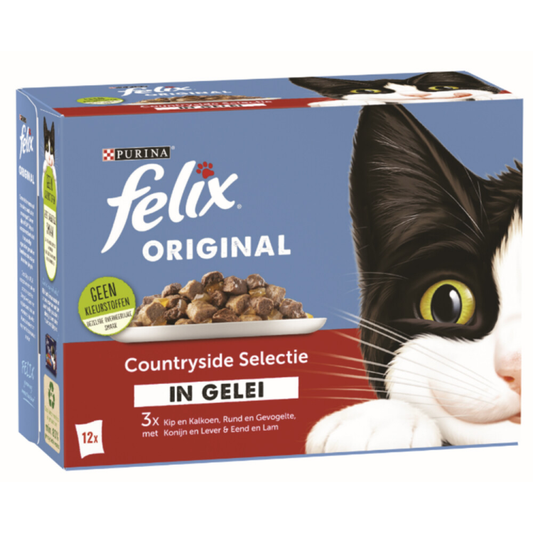 Felix - Original Countryside Selection in Jelly - 12x85g