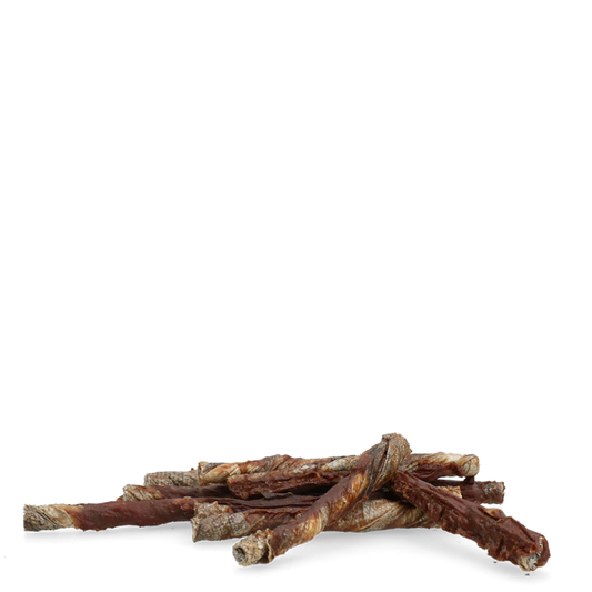 Braaaf - Zalmhuid Sticks 12cm - Hondensnack - 90g