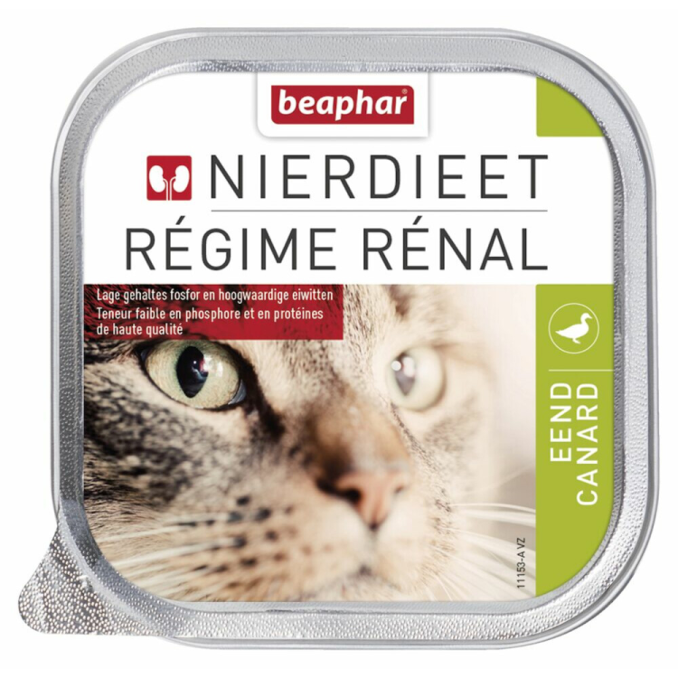 Beaphar - Nierdieet Kattenvoer -  Eend - 100g