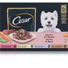 Cesar - Maaltijdzakjes in Saus - 12x100g