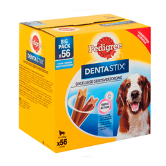 Pedigree - Dentastix Vorteilspack Medium 10-25kg - Hundesnacks - 56 Stück