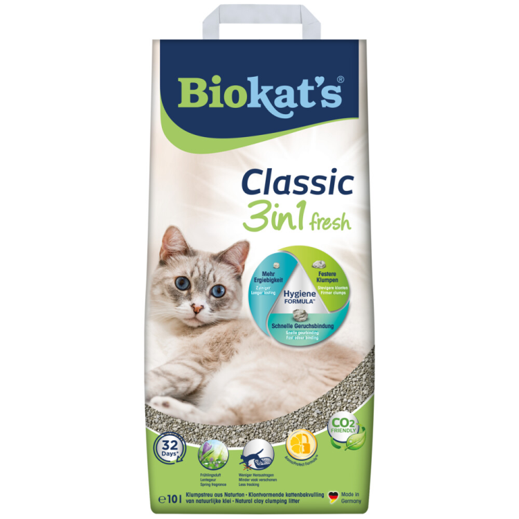 Biokat's - Classic 3in1 Fresh - Cat litter - 10L