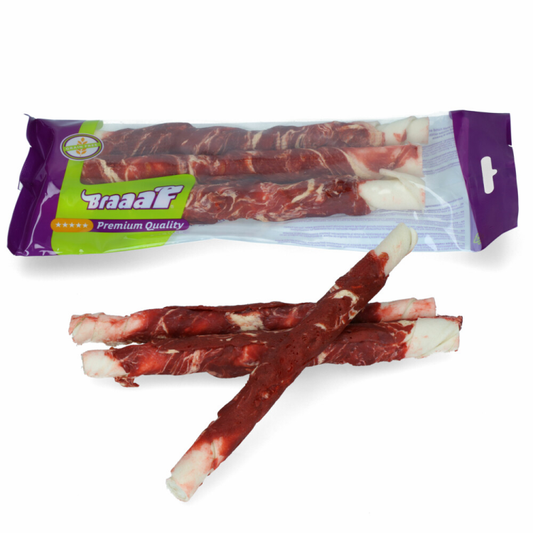 Braaaf - Twister Rund & Vis - Hondensnack - 3 sticks