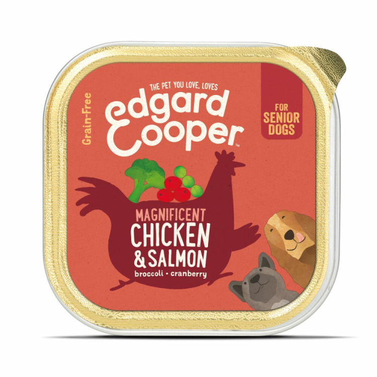 Edgard &amp; Cooper - Tub - Fresh Meat - Senior - Chicken &amp; Salmon - 150g