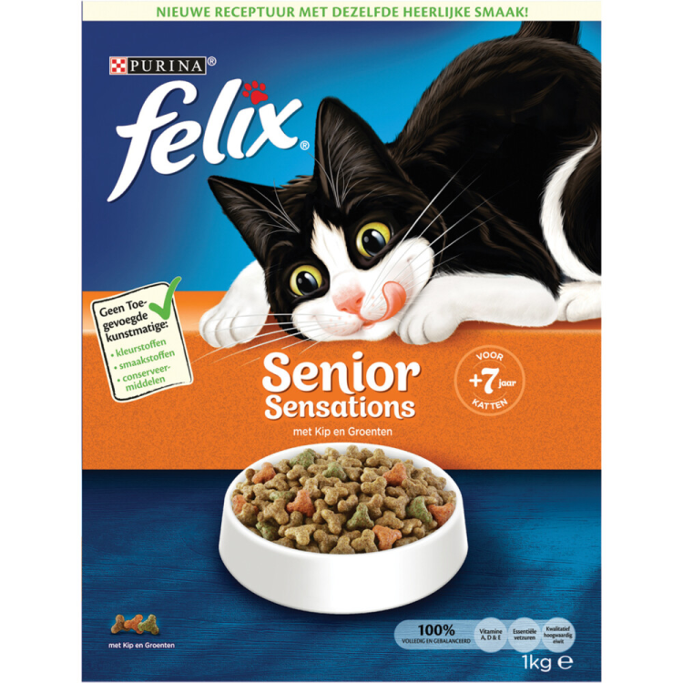 Felix - Kattenvoer Senior Sensations - 1kg