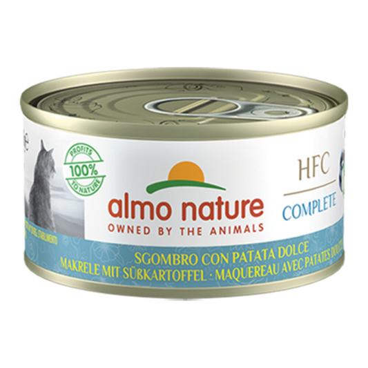 Almo Nature - HFC Complete - Cat Food - Mackerel &amp; Sweet Potato - 70g