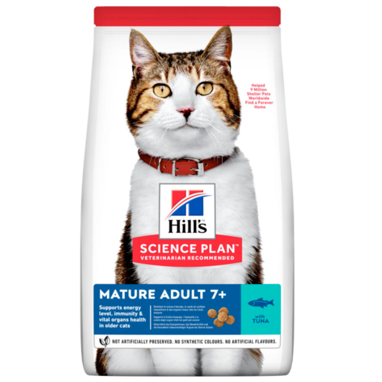 Hill's - Science Plan - Cat food - Mature 7+ - Tuna - 1.5 kg