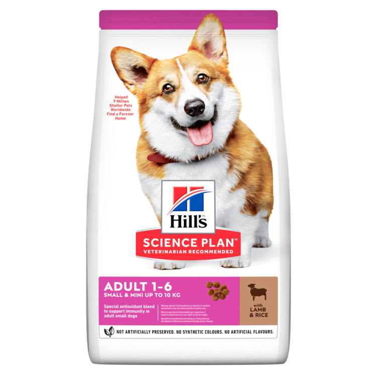 Hill's Canine - Science Plan - Hundefutter - Adult - Mini &amp; Small - Lamm &amp; Reis - 1,5 kg