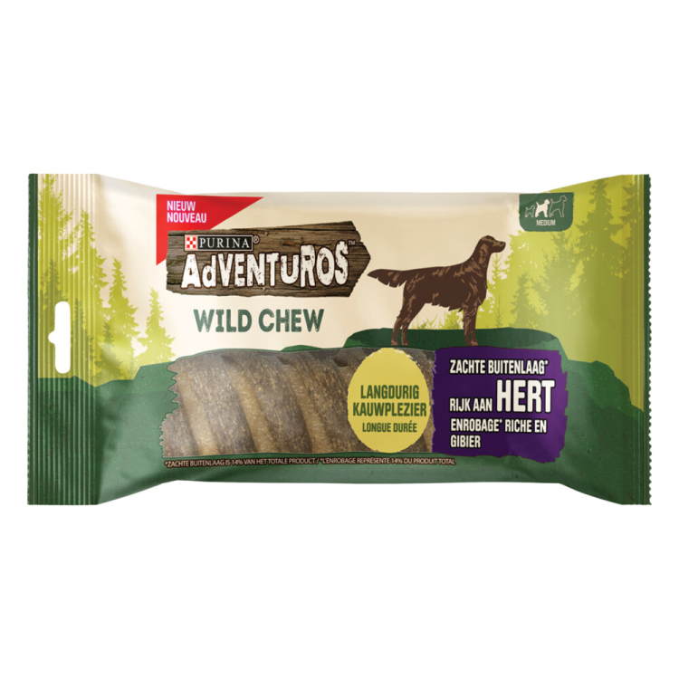 Adventuros - Wild Chew Medium - Hondensnacks - 200g
