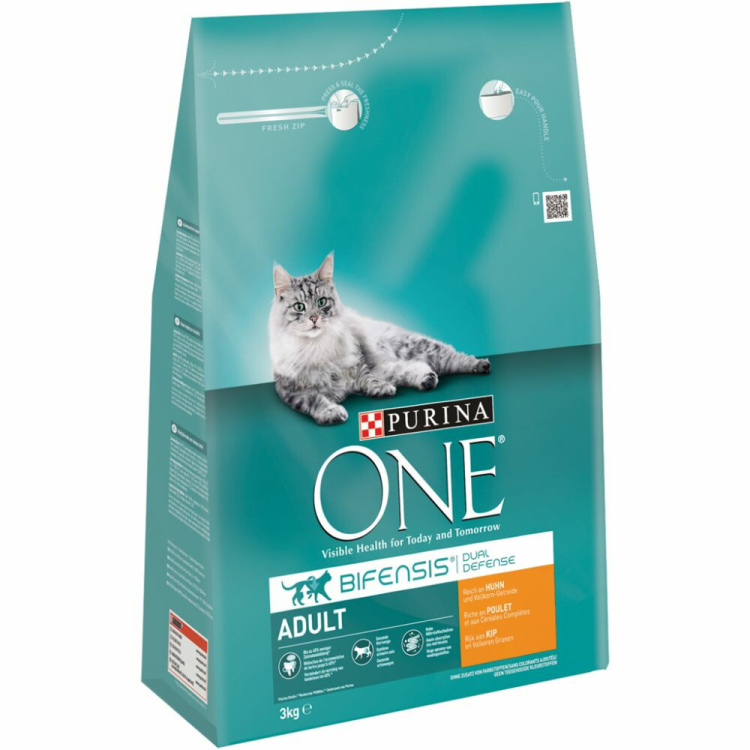 Purina One - Adult Chicken &amp; Whole Grains - Cat Food - 6kg