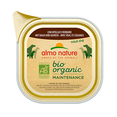 Almo Nature - Bio Organic Maintenance - Hundefutter - Kalb und Gemüse - 100g