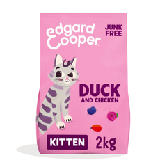 Edgard & Cooper - Kattenvoer - Droogvoer - Kitten - Eend & Kip - 2kg