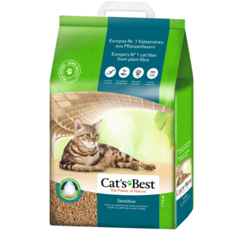 Cat's Best - Sensitive - Kattenbakvulling - 20L