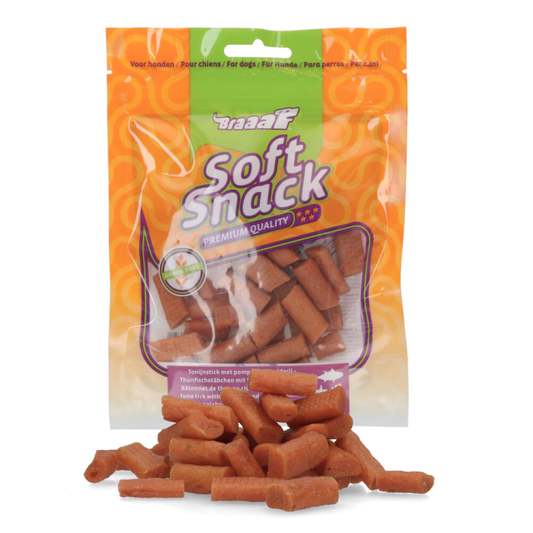 Braaaf - Tonijn Sticks met Pompoen & Selderij - Hondensnack - 85g