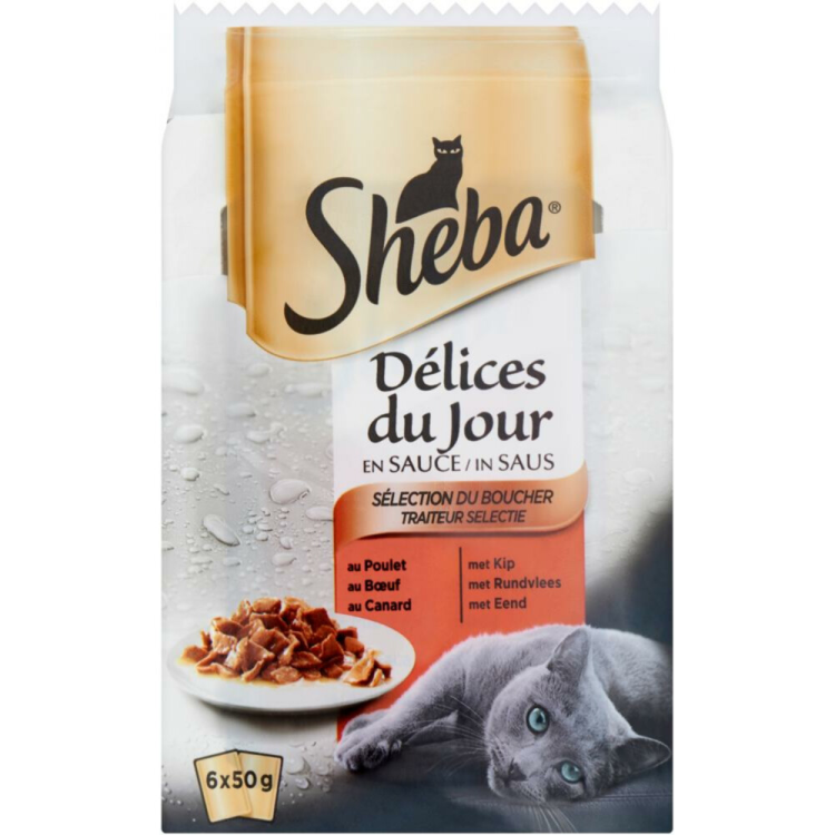 Sheba - Délices du Jour - Mini Fillets In Sauce - Catering Selection - 4x85g